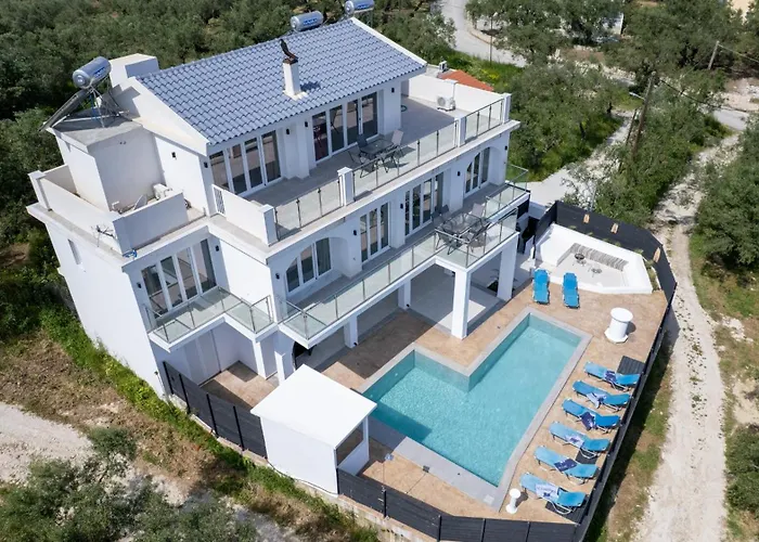 Gigi Star Luxury Apartvilla With Pool, Panoramic Sea View * Τσιλιβί